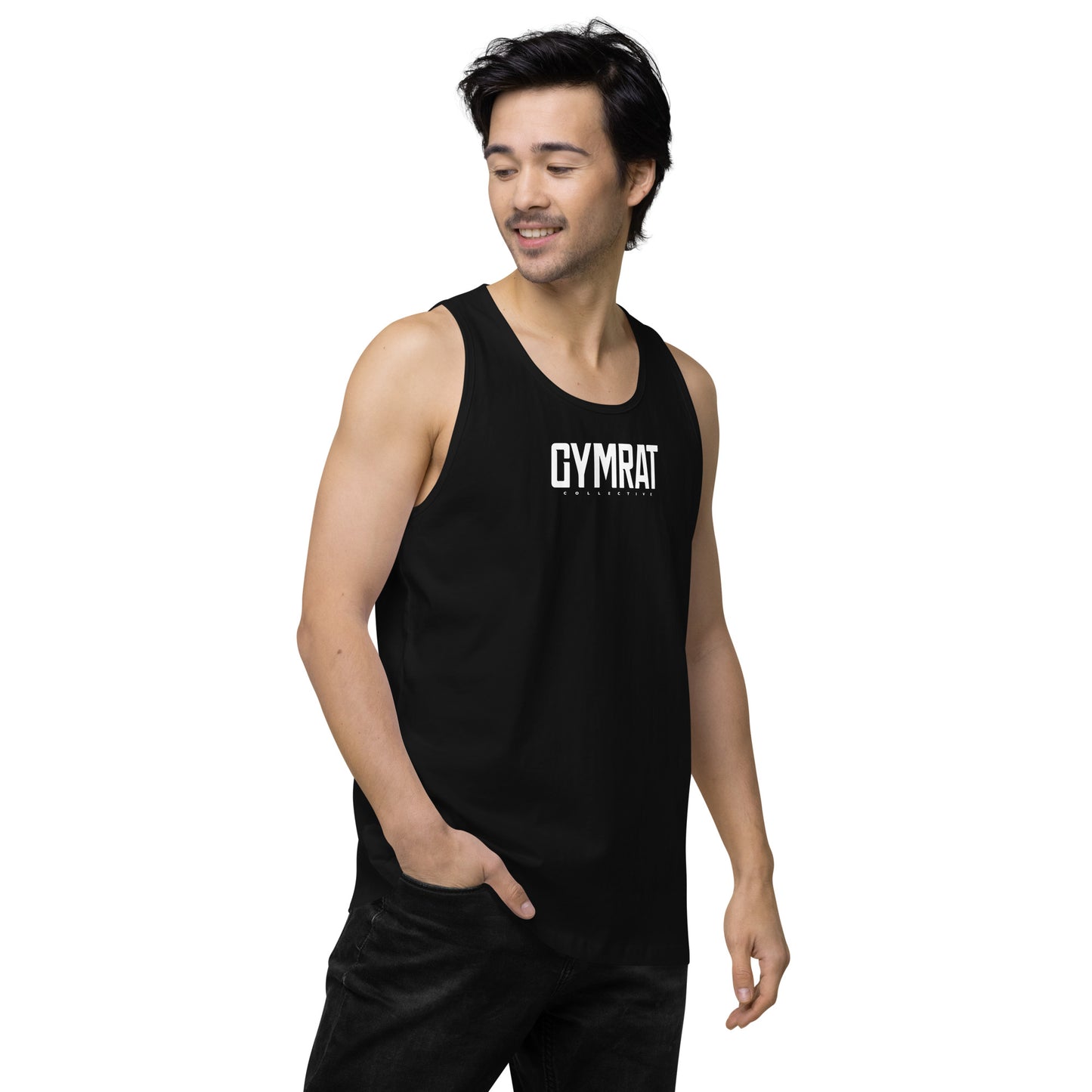 GYMRAT collective Men’s premium tank top