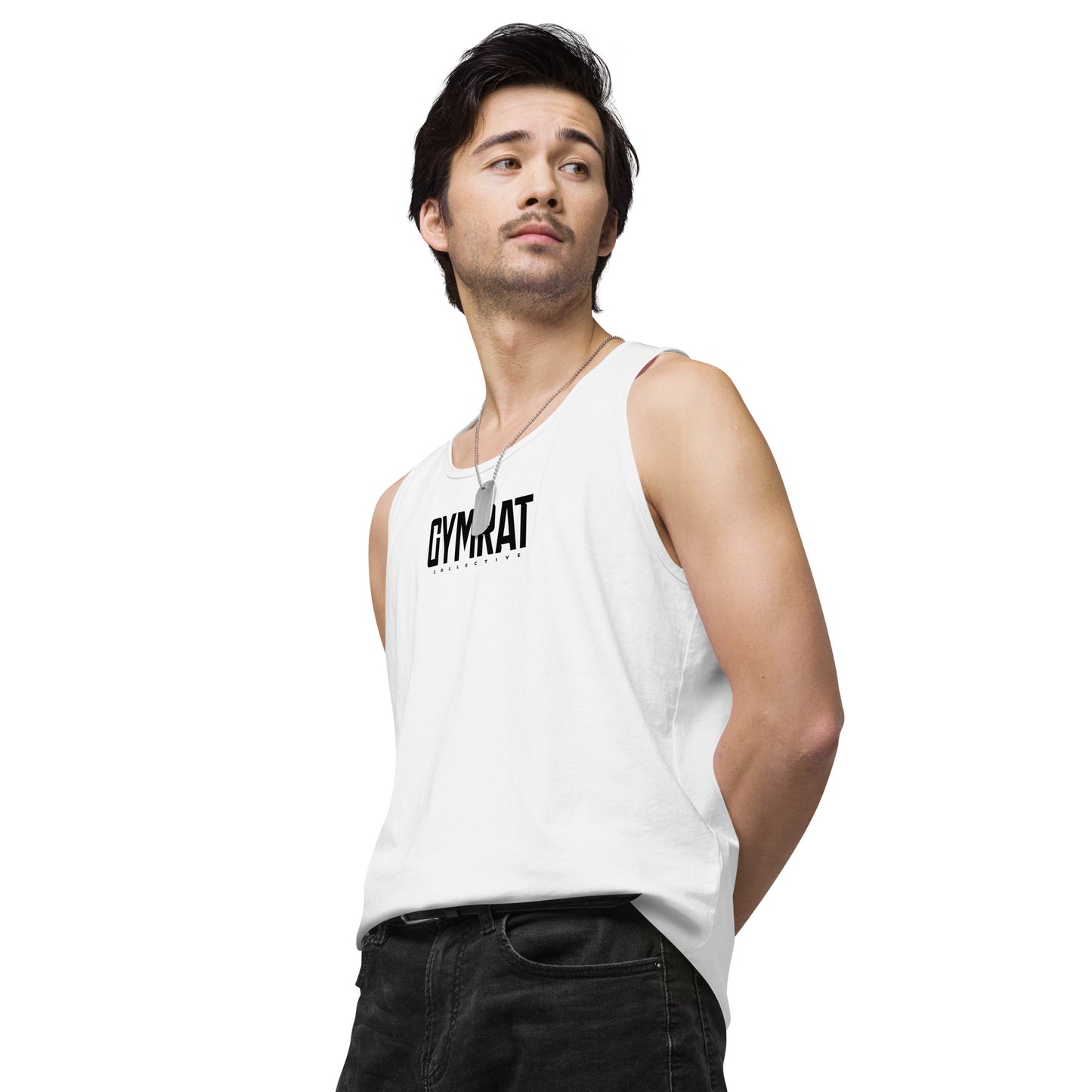 GYMRAT collective Men’s premium tank top
