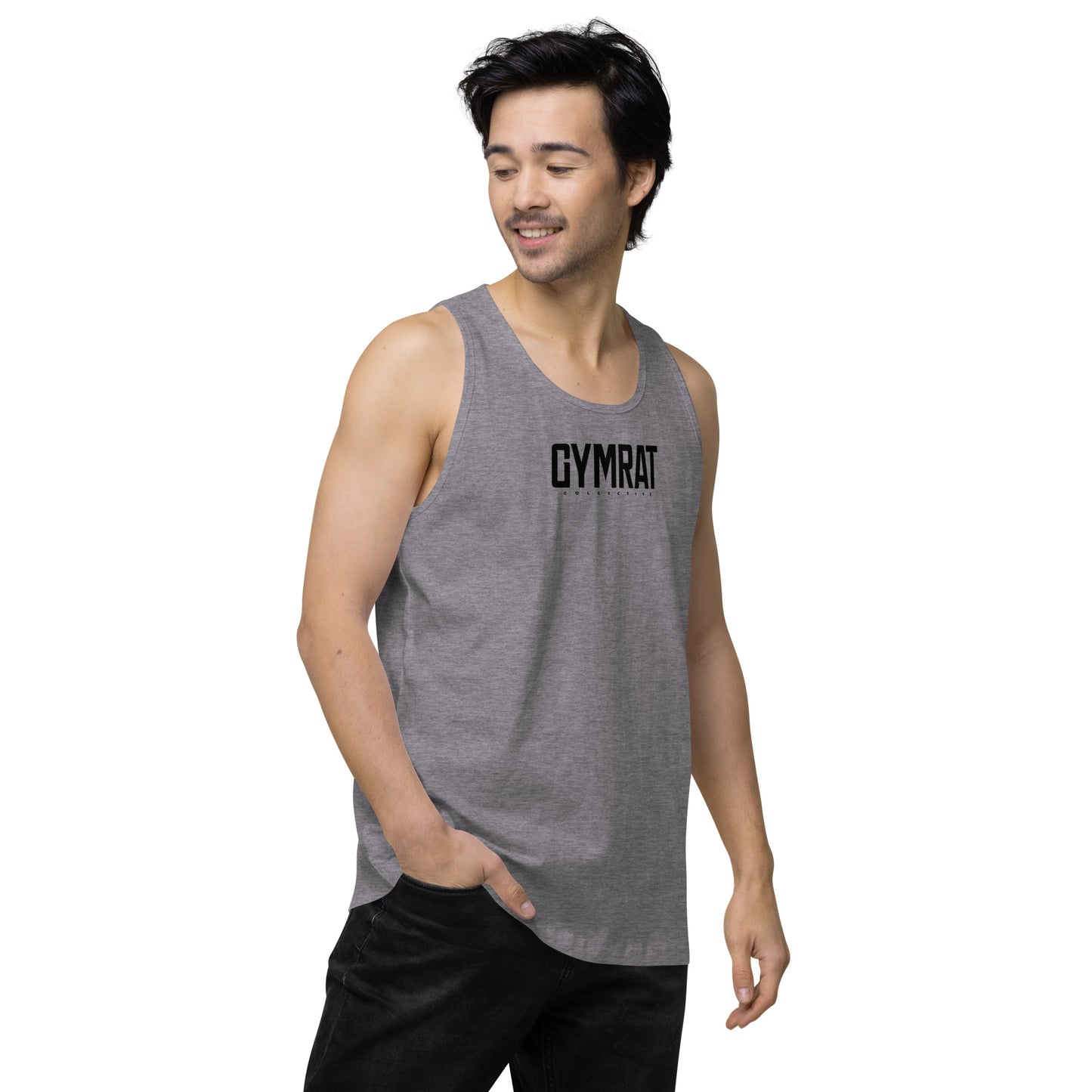 GYMRAT collective Men’s premium tank top