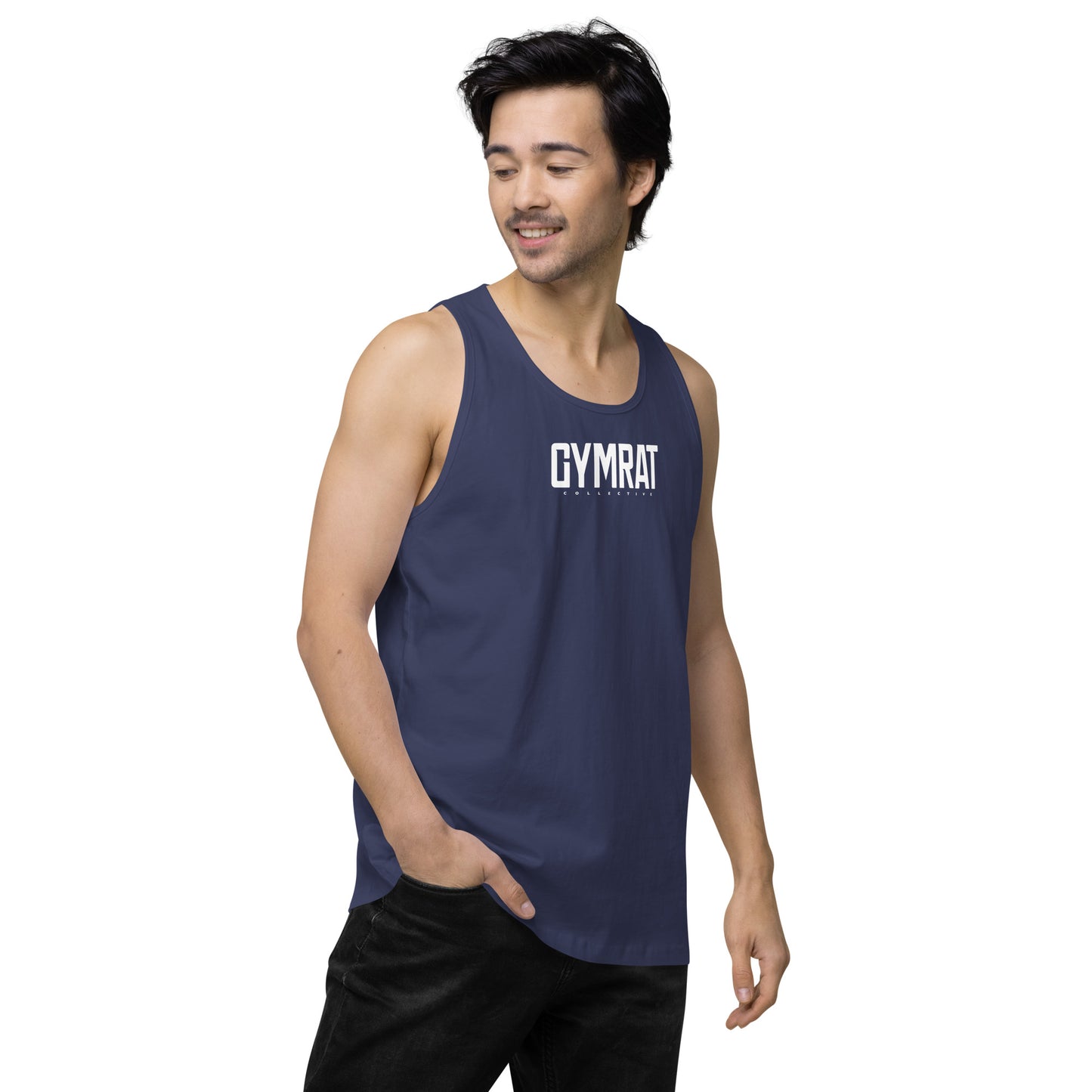 GYMRAT collective Men’s premium tank top