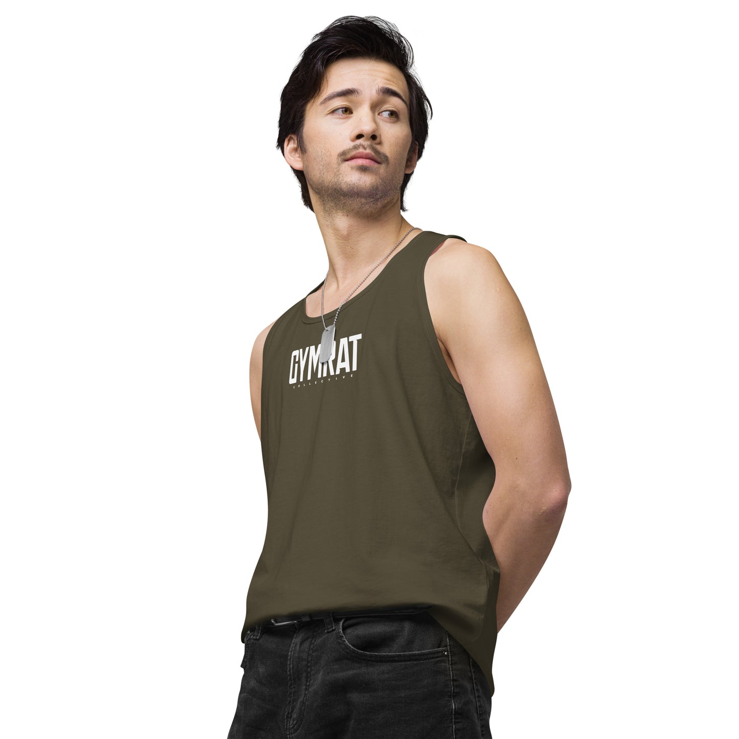 GYMRAT collective Men’s premium tank top