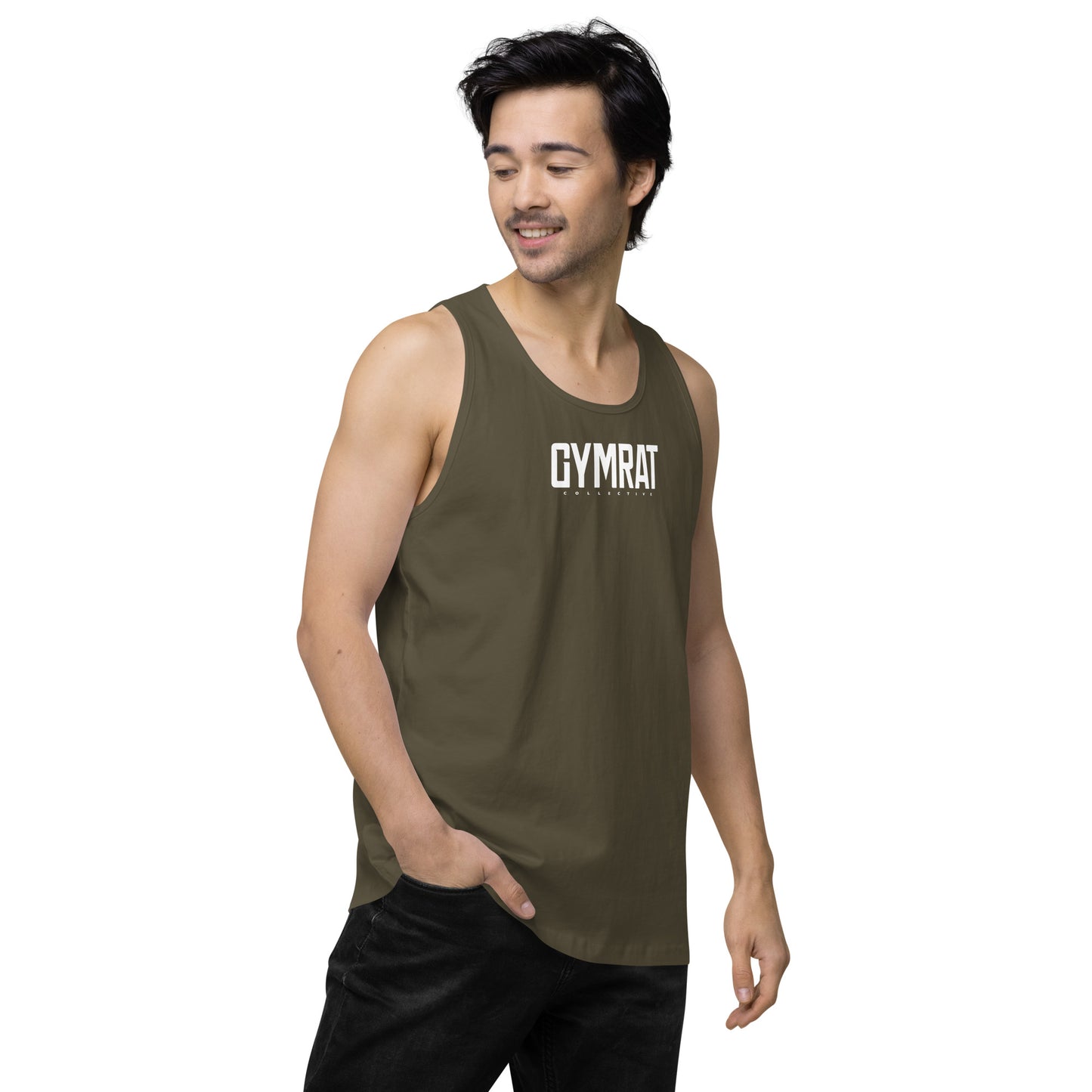GYMRAT collective Men’s premium tank top