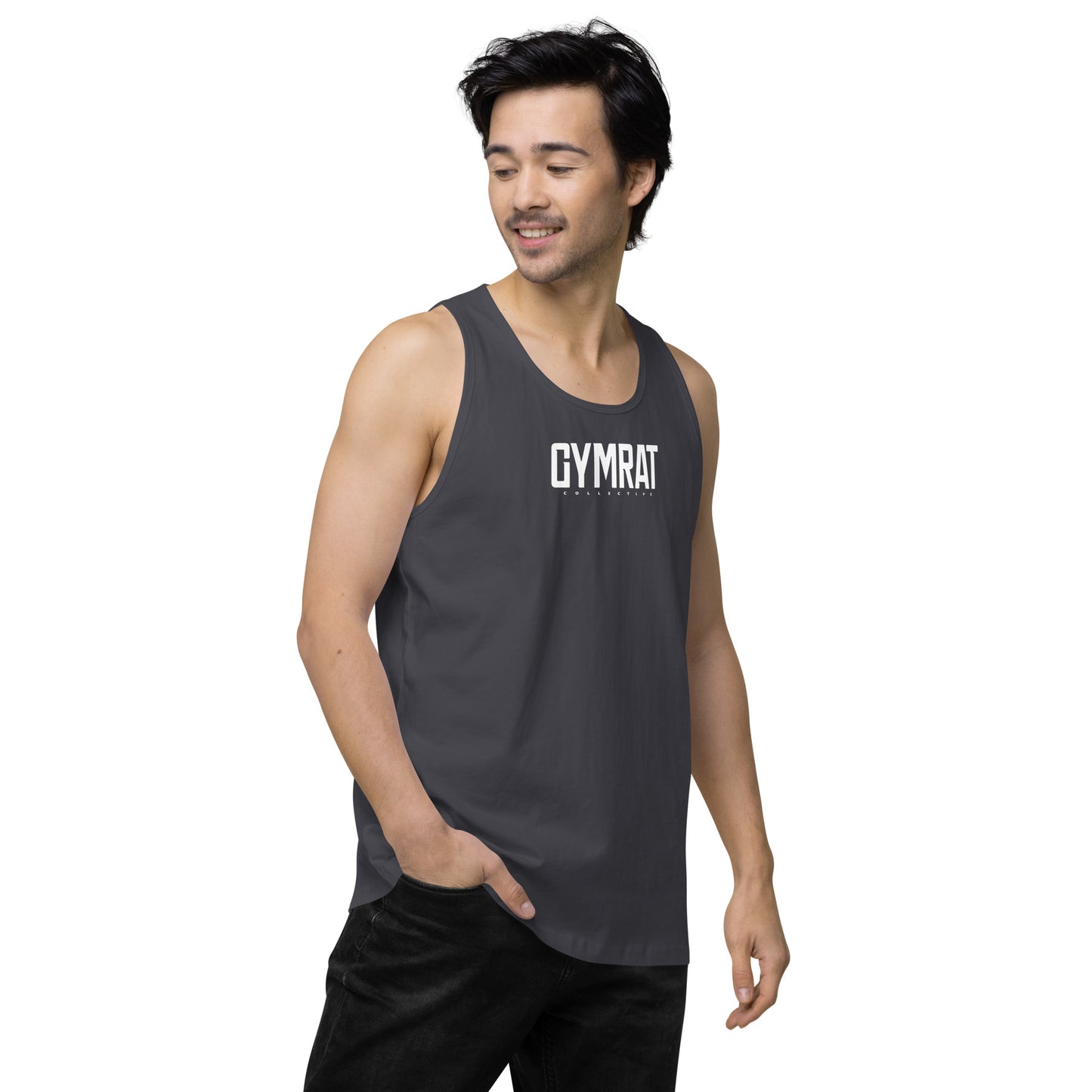 GYMRAT collective Men’s premium tank top